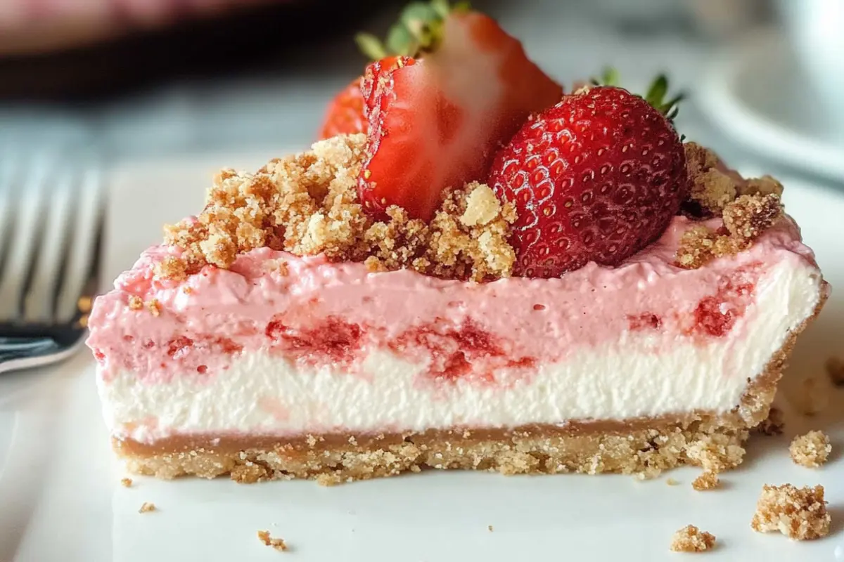 Strawberry Crunch Cheesecake