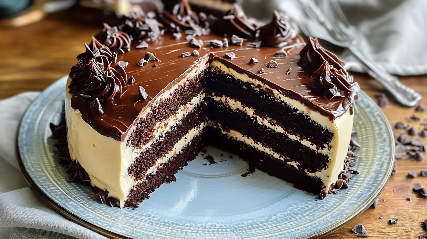 What is Swiss Chocolate Cake Made Of