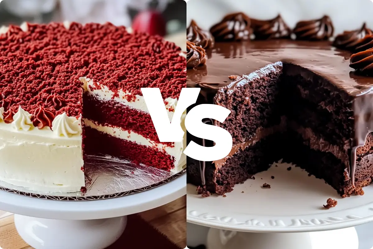 Difference Between Red Velvet and Chocolate Cake