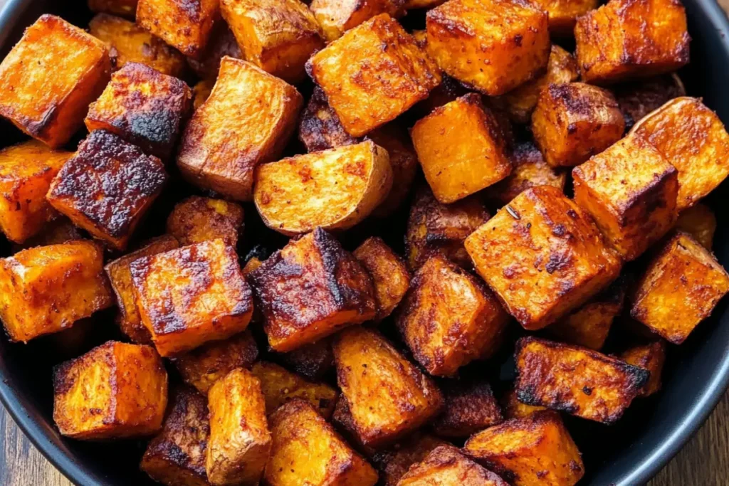 Air Fryer Sweet Potato Cubes