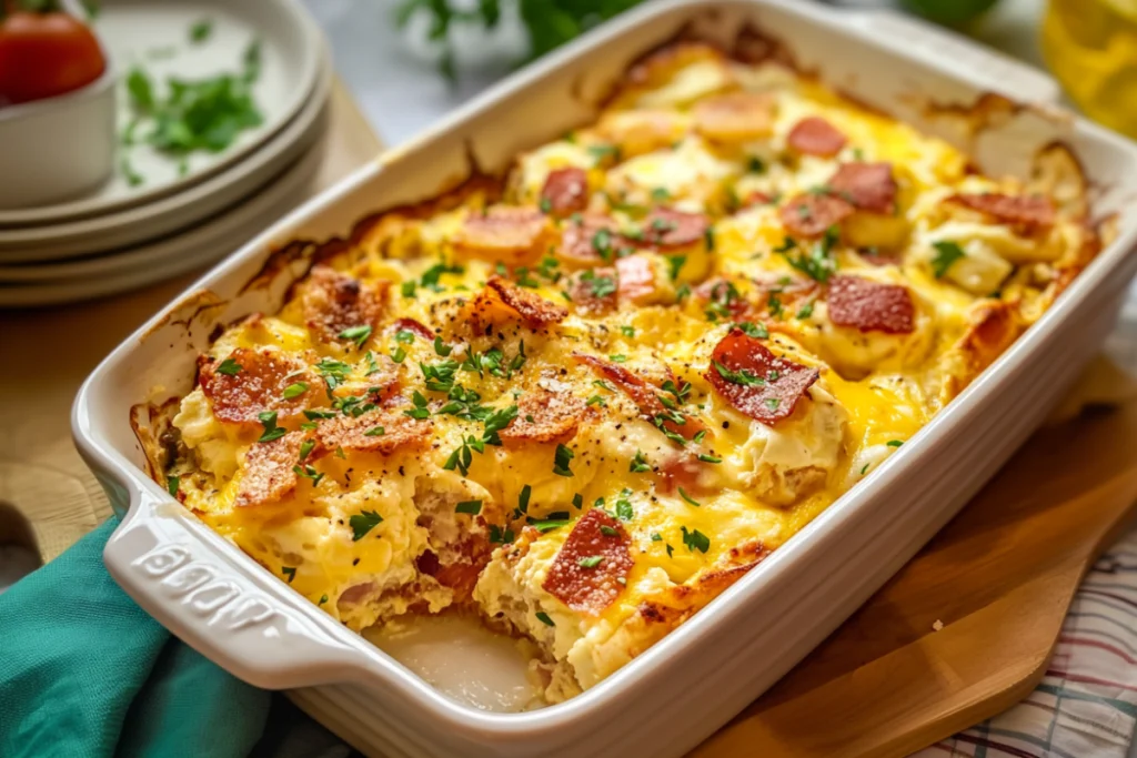 Easy Eggs Benedict Casserole