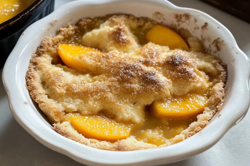 Is it better to use fresh or canned peaches for cobbler