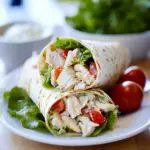 Chicken Salad Wraps Ready to Serve