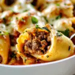 Hearty Beef-Stuffed Pasta Shells