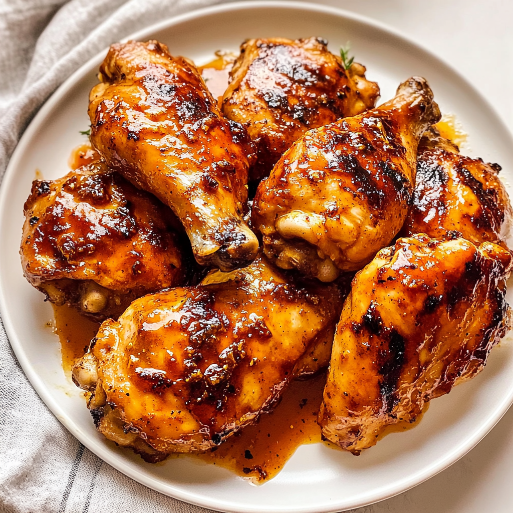Recipe preparation for 4th of July BBQ Chicken