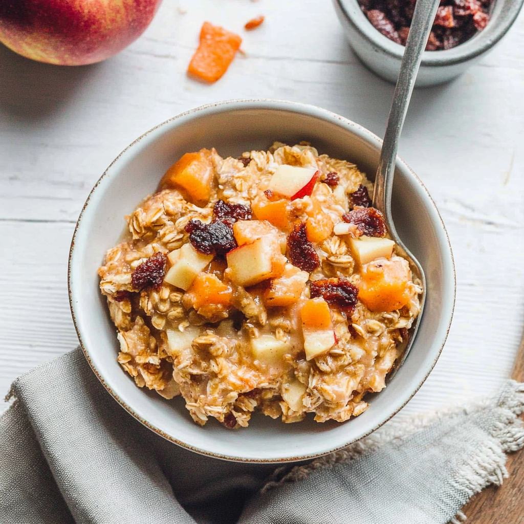 Recipe preparation for 10-Minute Apple Carrot Oatmeal