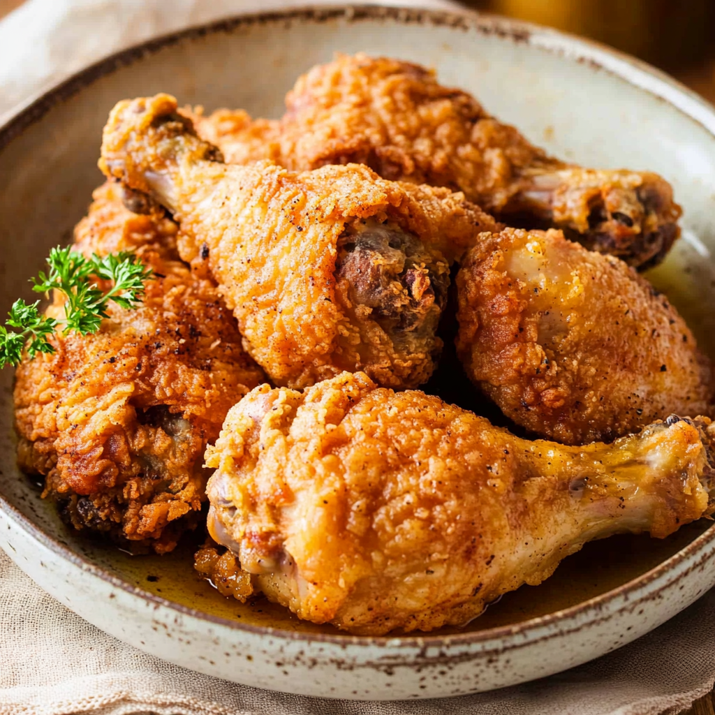 Recipe preparation for Southern Fried Chicken