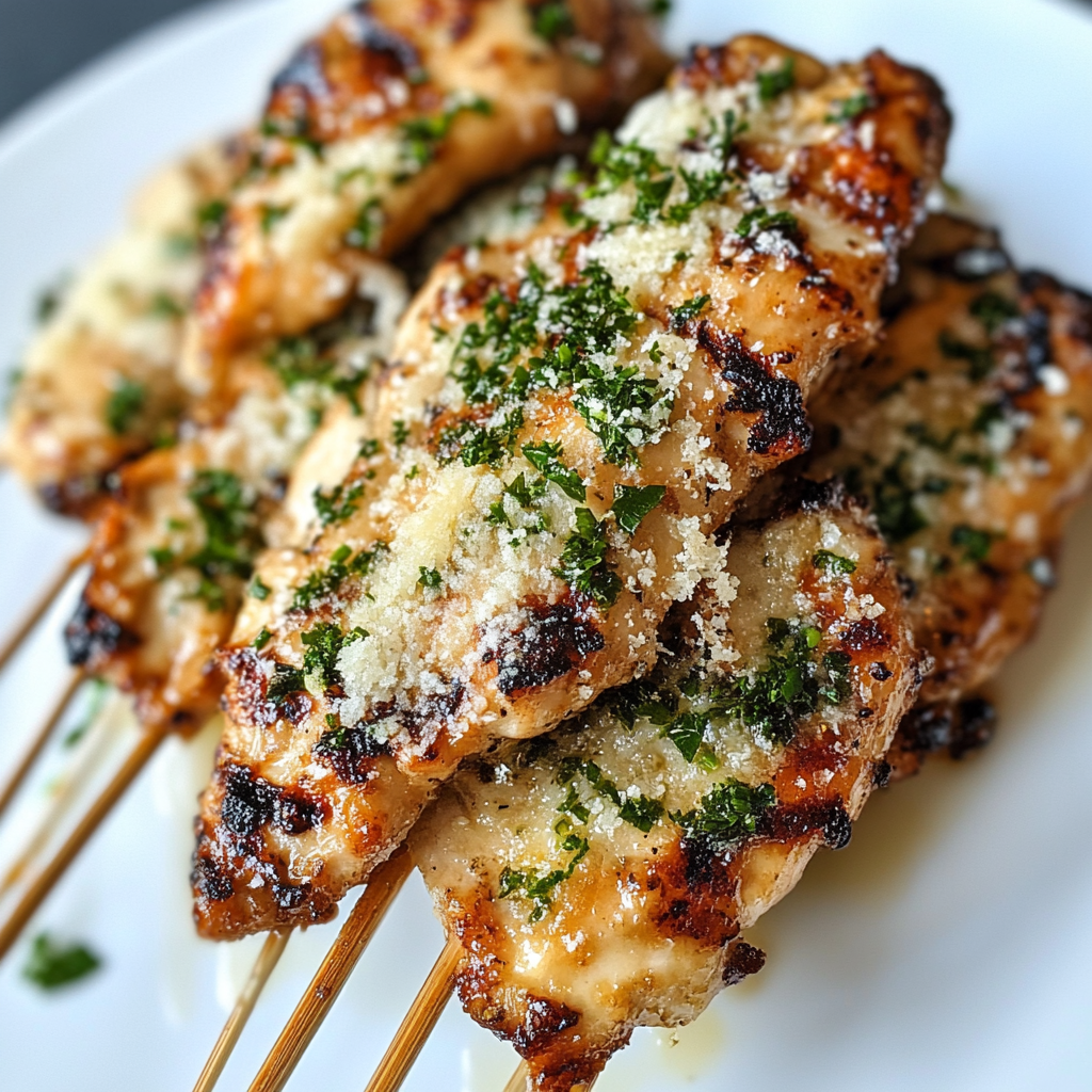 Recipe preparation for Blackstone Garlic Parmesan Chicken