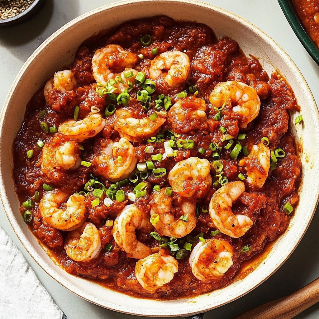 Recipe preparation for Shrimp Creole