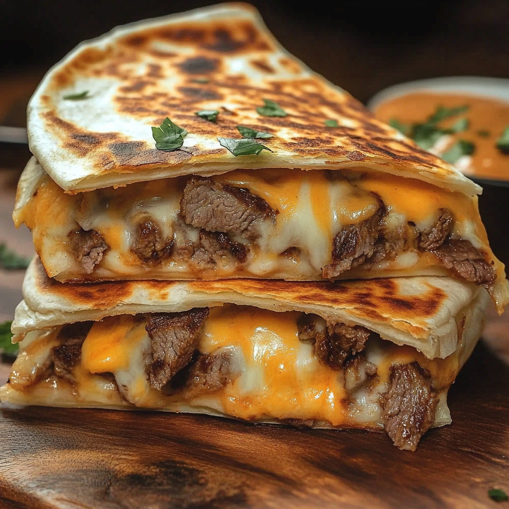 Recipe preparation for Taco Bell Steak Quesadilla
