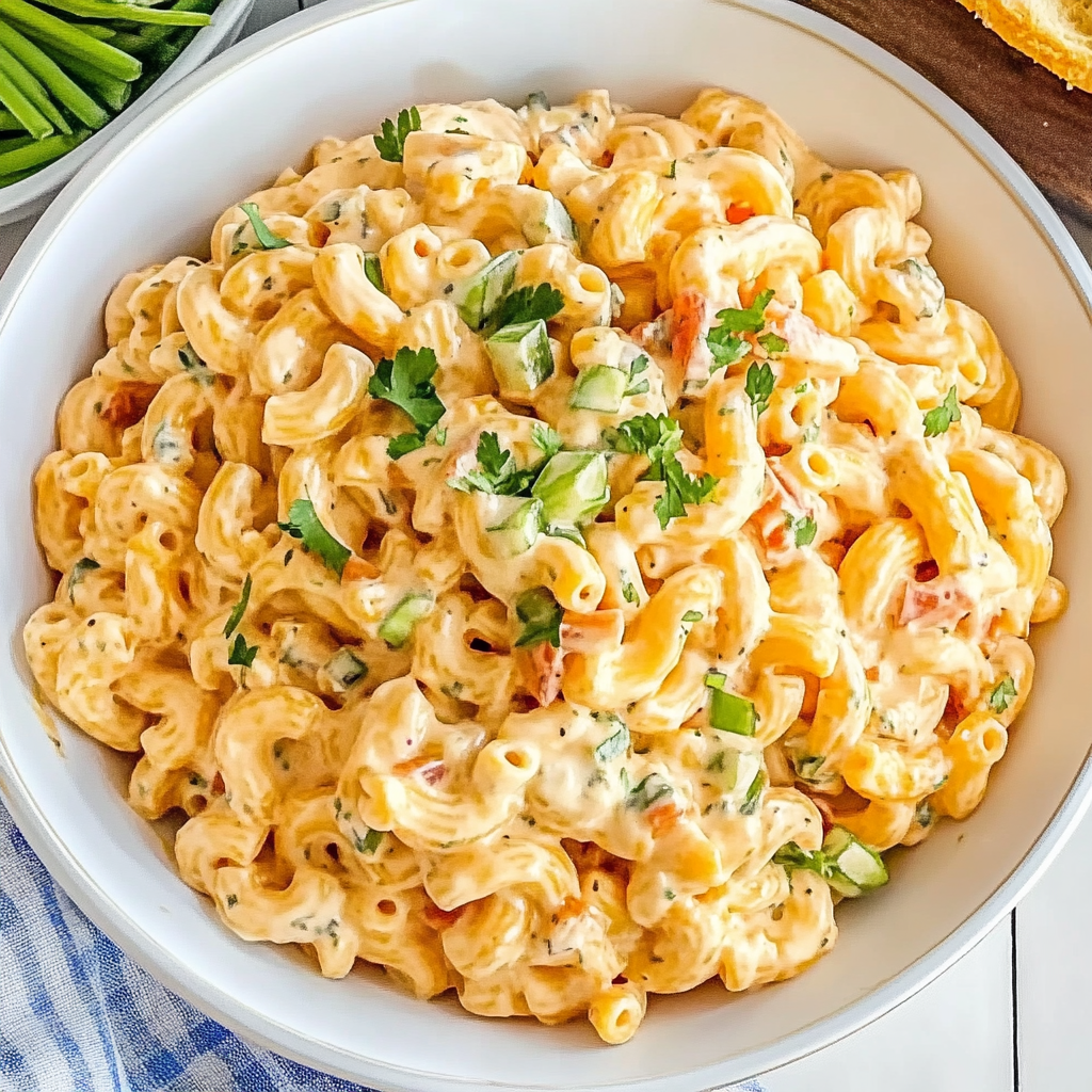 Recipe preparation for Hawaiian Macaroni Salad