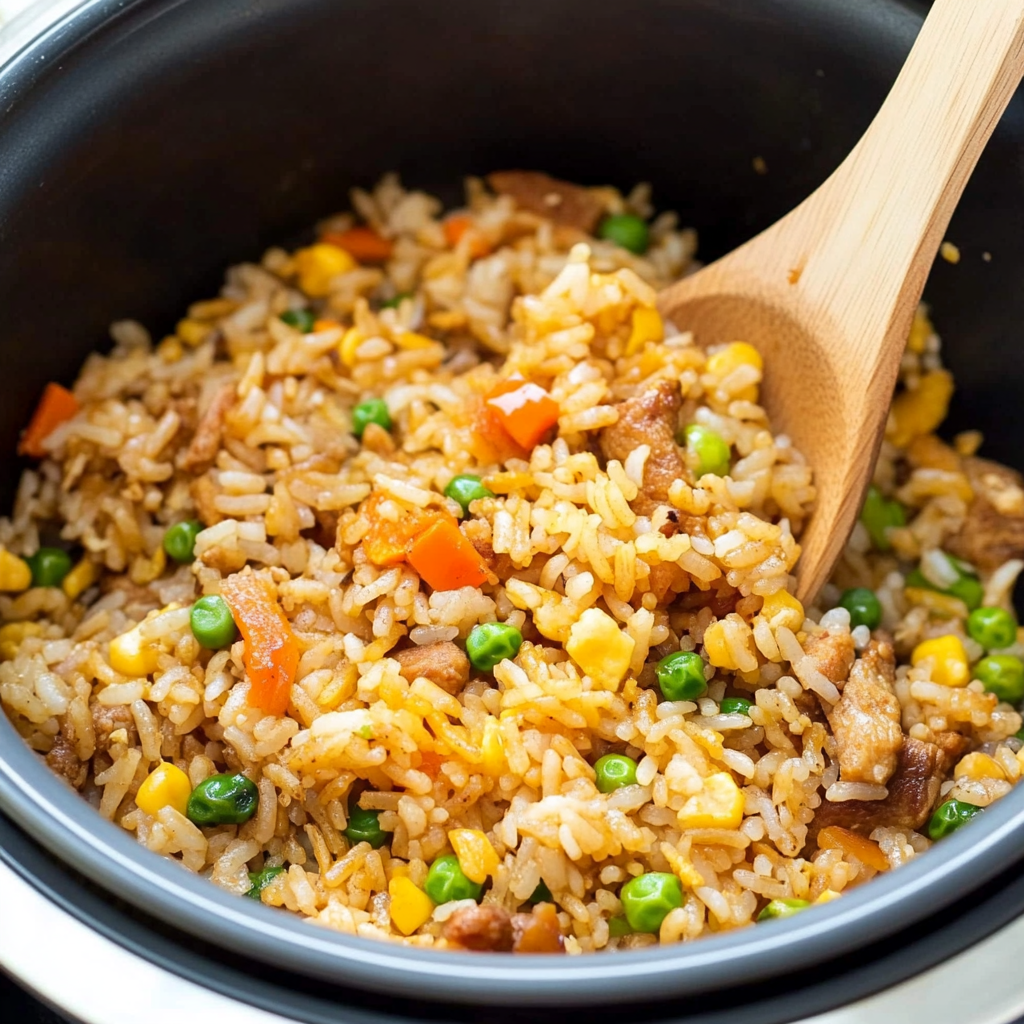 Recipe preparation for Air-Fryer Fried Rice