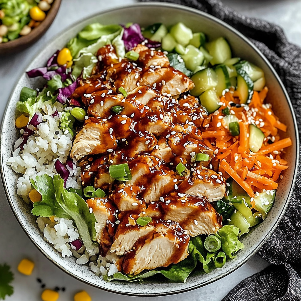 Recipe preparation for Sesame Chicken Salad Recipe