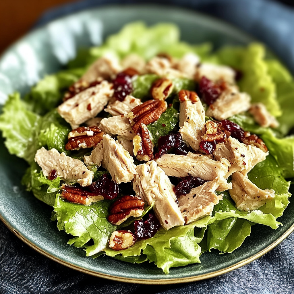 Recipe preparation for Pecan Chicken Salad Recipe