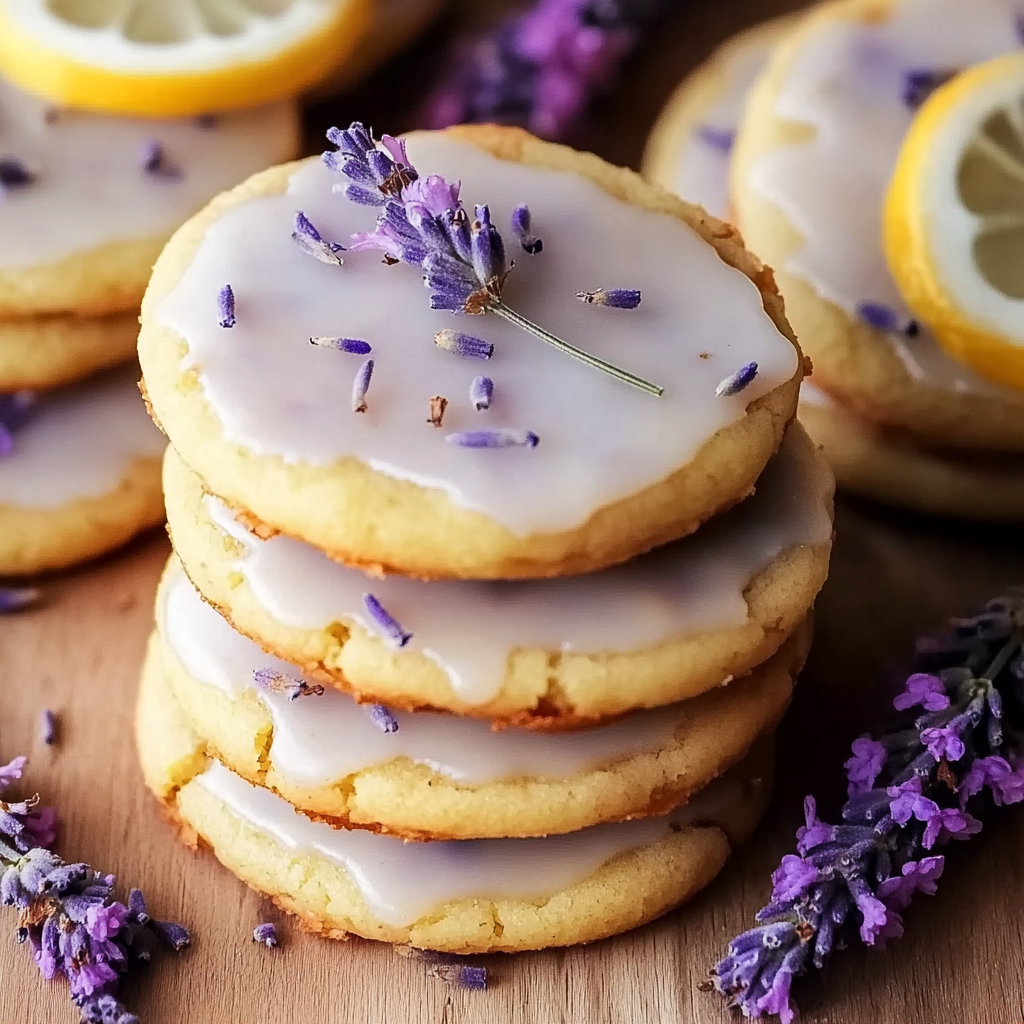 Recipe preparation for Lavender Biscotti Cookies