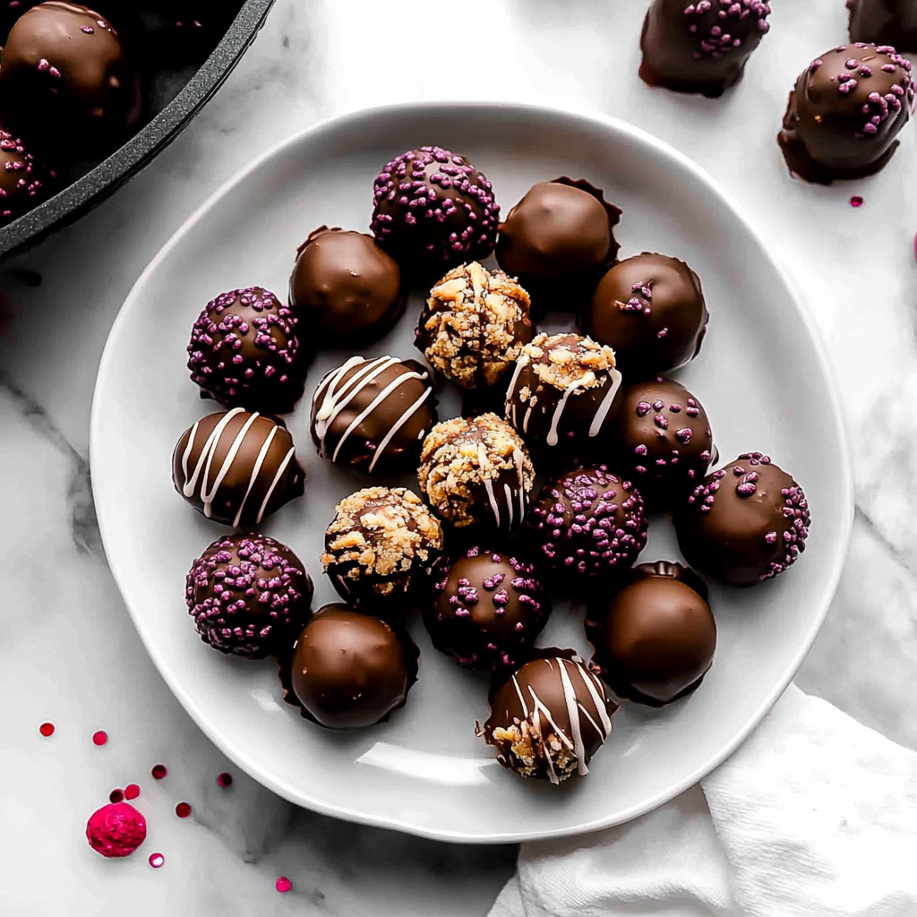 Recipe preparation for Peanut Butter Balls (Truffles)