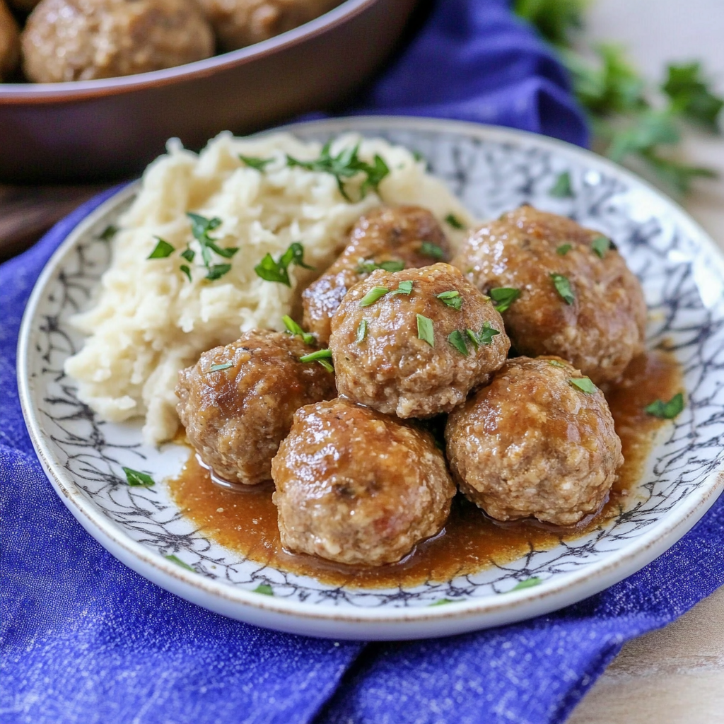 Recipe preparation for Turkey Meatballs