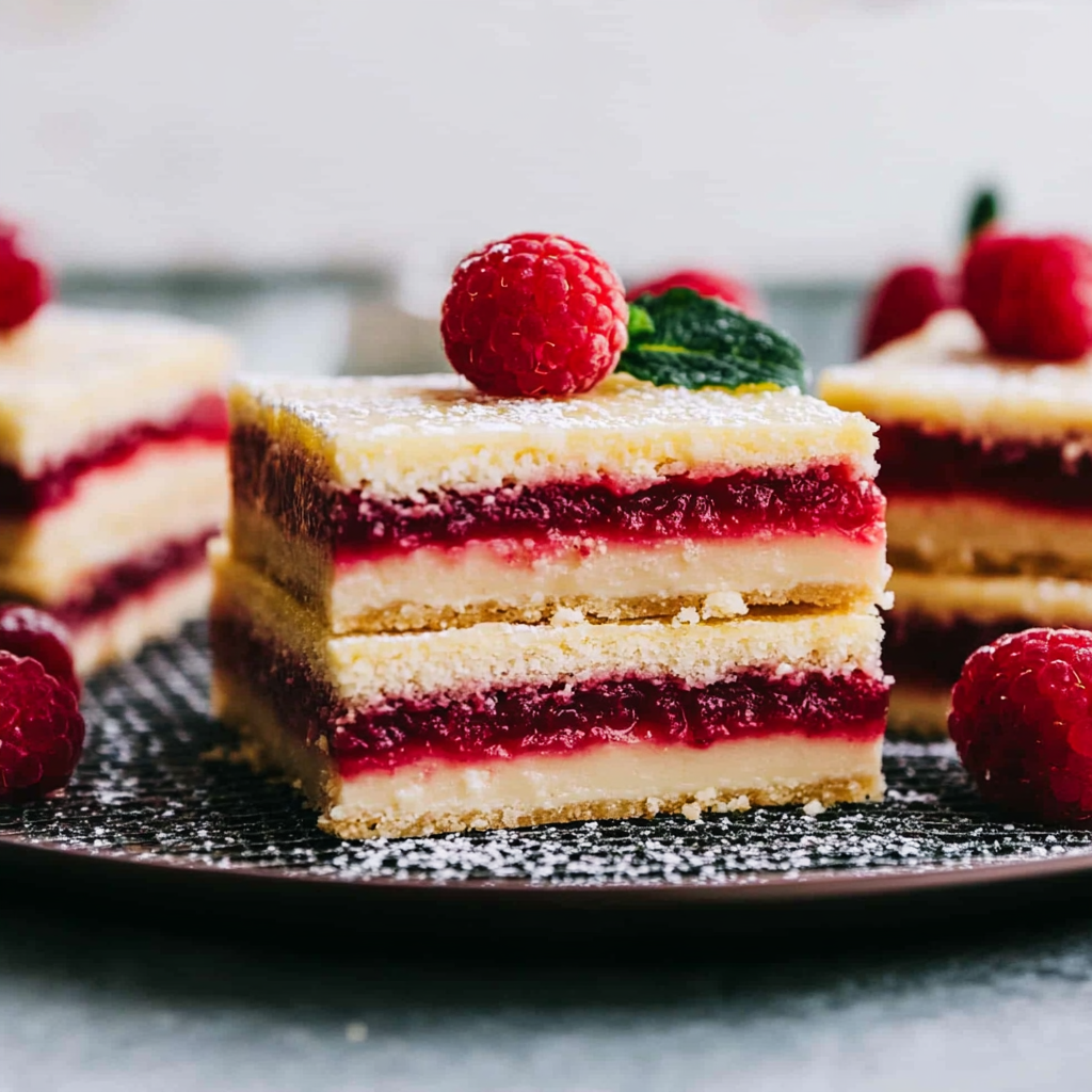 Recipe preparation for Raspberry Lemon Bars