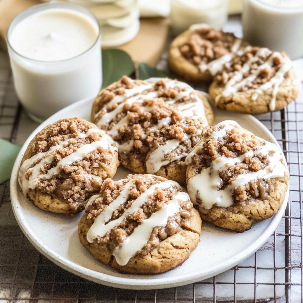 Recipe preparation for Coffee Cake Cookies