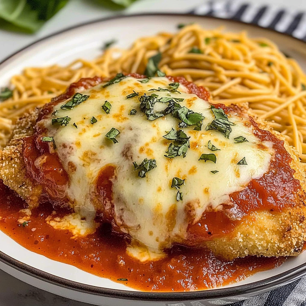 Recipe preparation for Classic Italian Chicken Parmesan