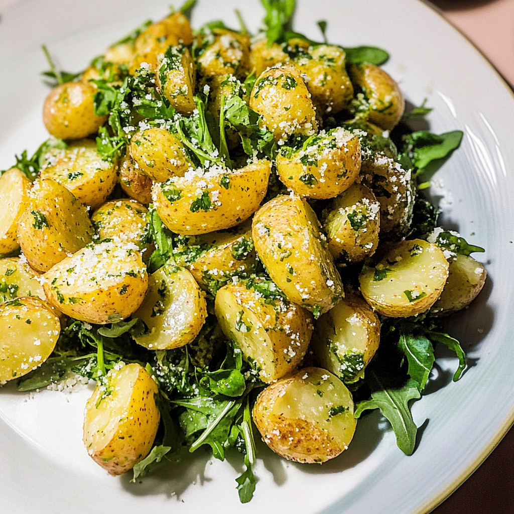 Recipe preparation for Lemon Herb Potato Salad