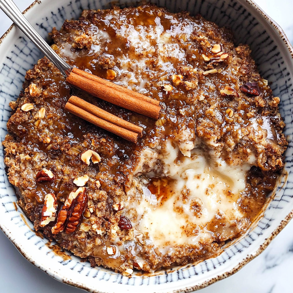Recipe preparation for Vanilla Chai Baked Oatmeal