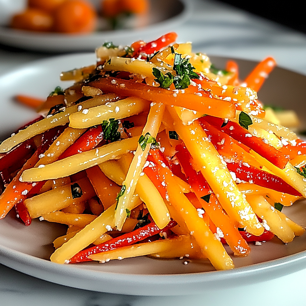 Recipe preparation for Carrot Apple Salad