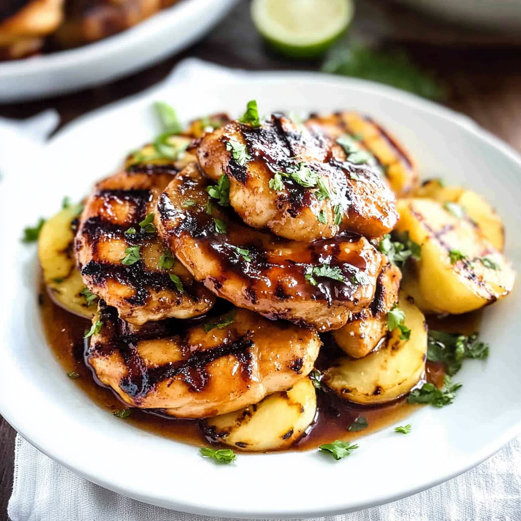 Recipe preparation for Pineapple Chicken Recipe