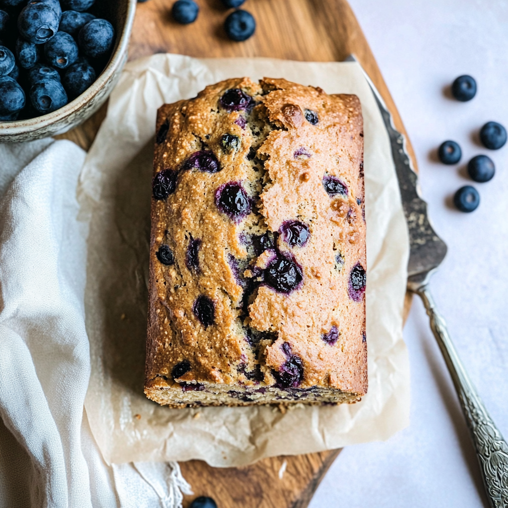 Recipe preparation for Blueberry Zucchini Bread