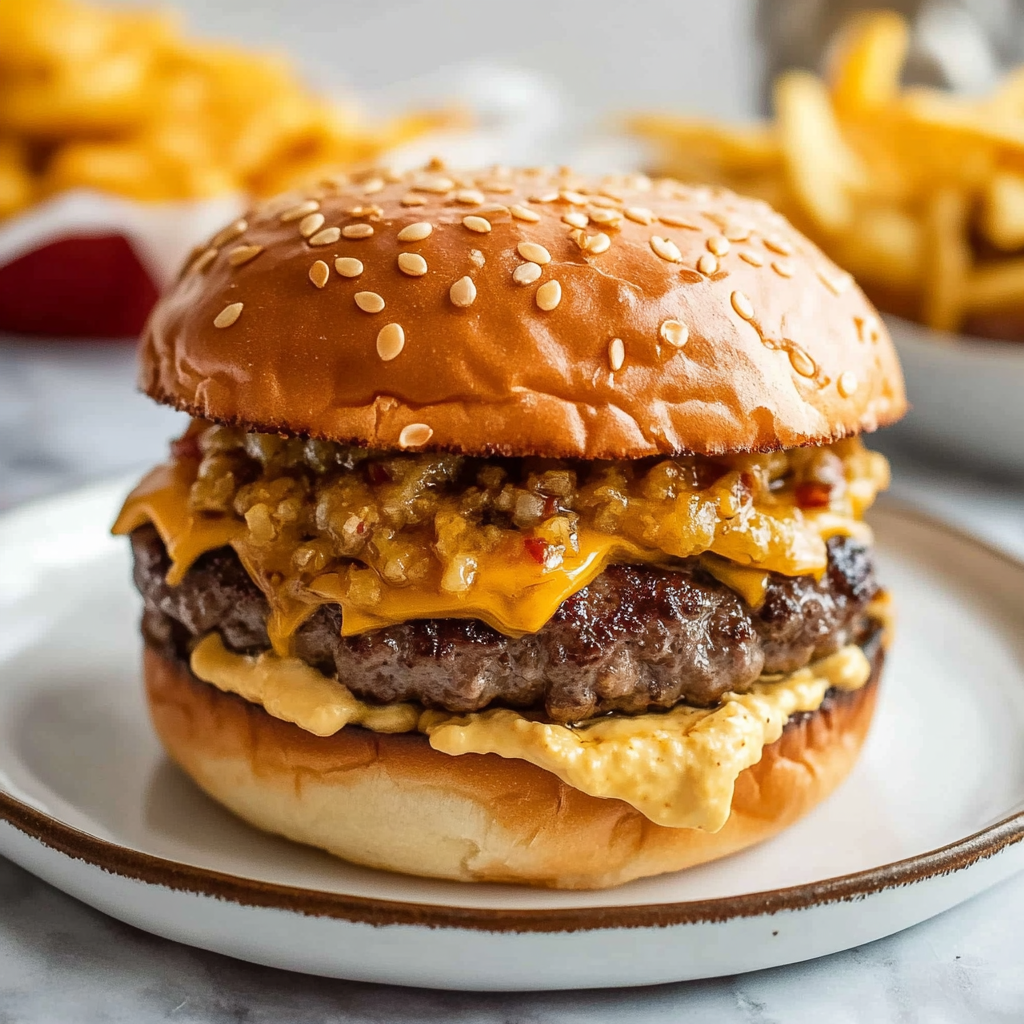 Recipe preparation for Cracked Burger Recipe