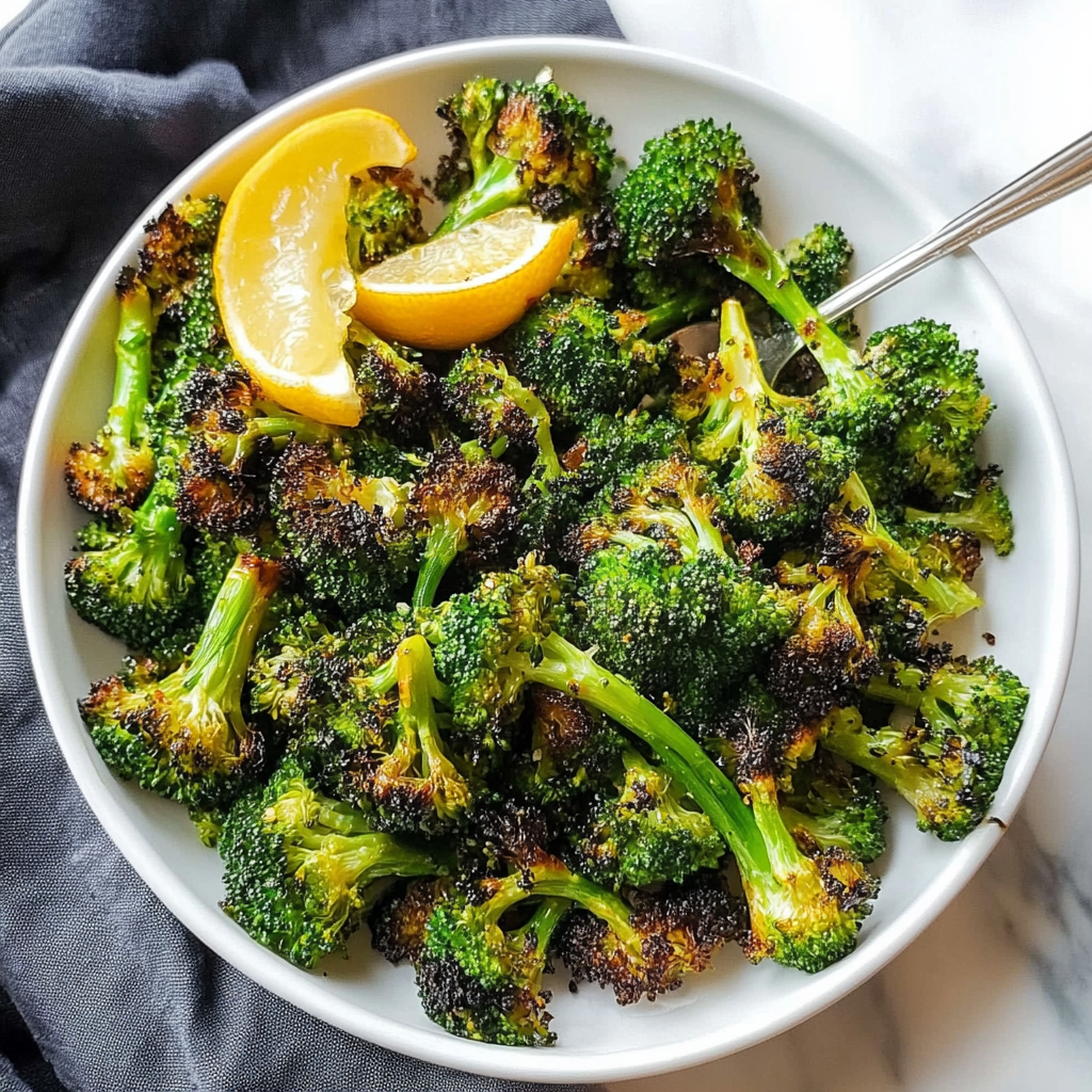 Recipe preparation for Roasted Broccoli