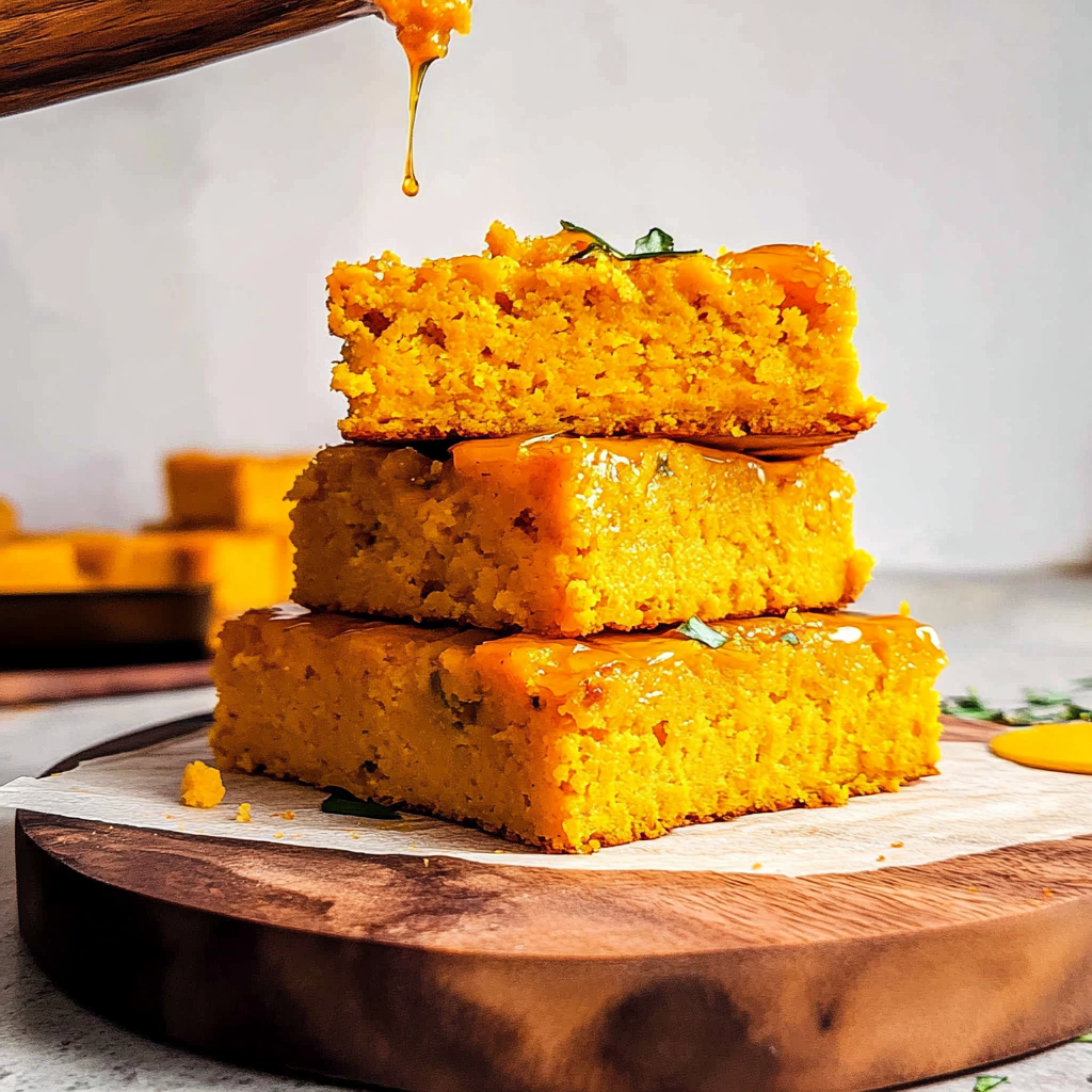 Recipe preparation for Moist & Fluffy Sweet Potato Cornbread Recipe