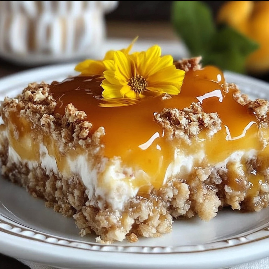 Recipe preparation for Delicious Peach Baked Oatmeal
