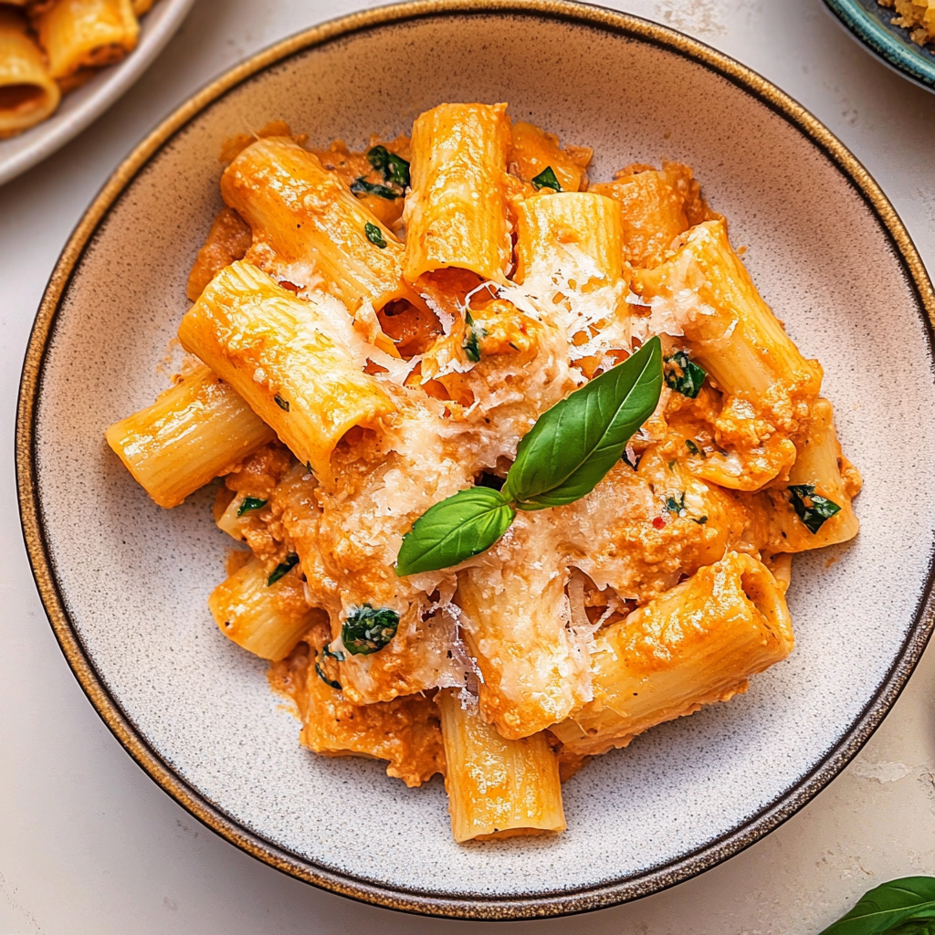 Recipe preparation for Cottage Cheese Pasta