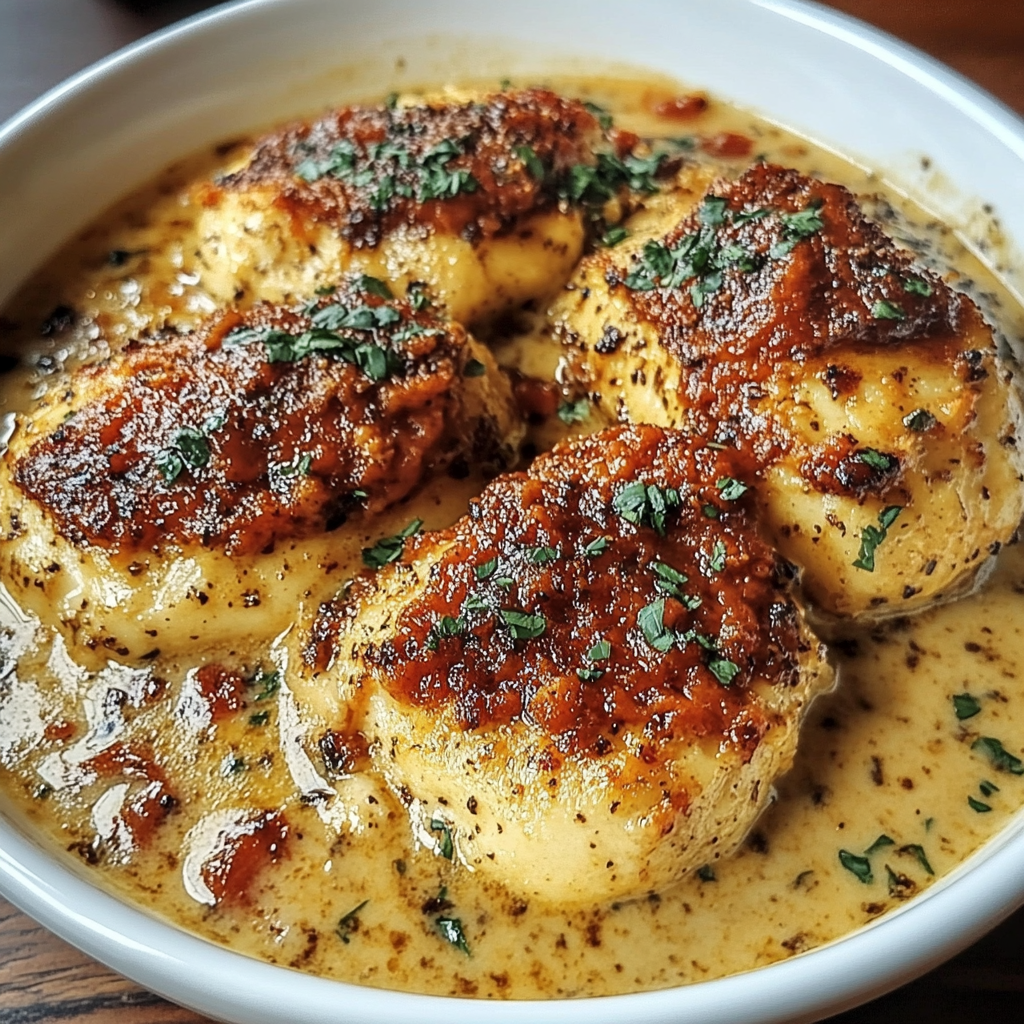 Recipe preparation for Marry Me Chicken Creamy Parmesan