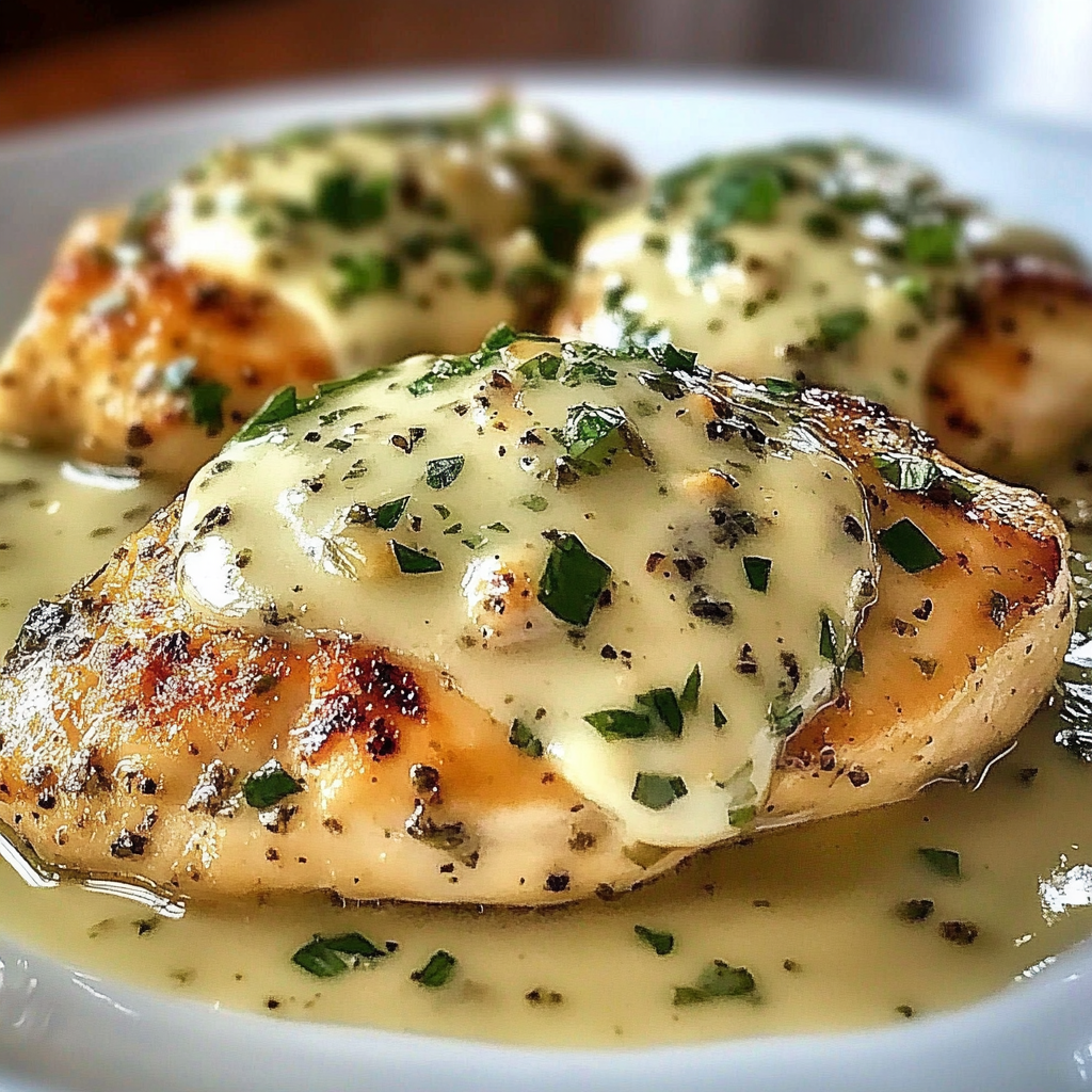 Recipe preparation for Garlic Parmesan Chicken Delight