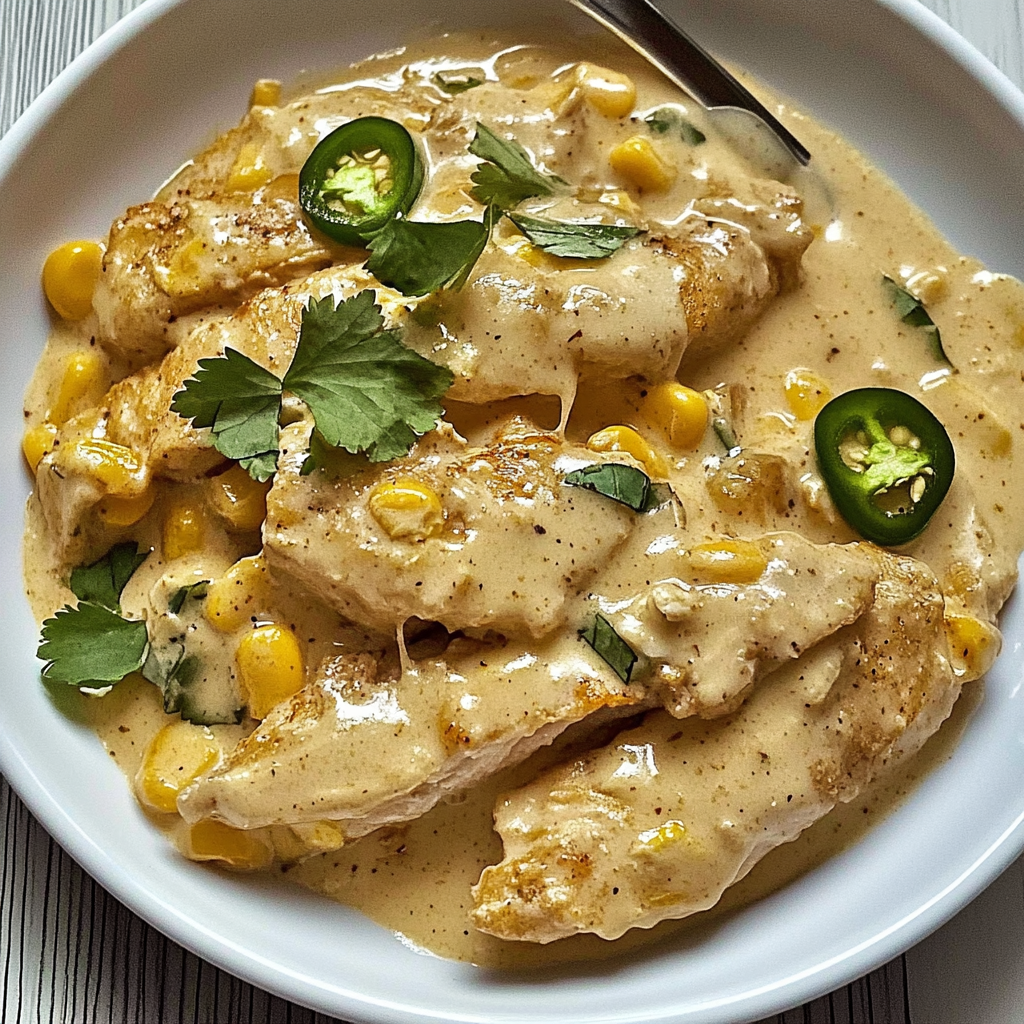 Recipe preparation for Jalapeño Cheddar Chicken