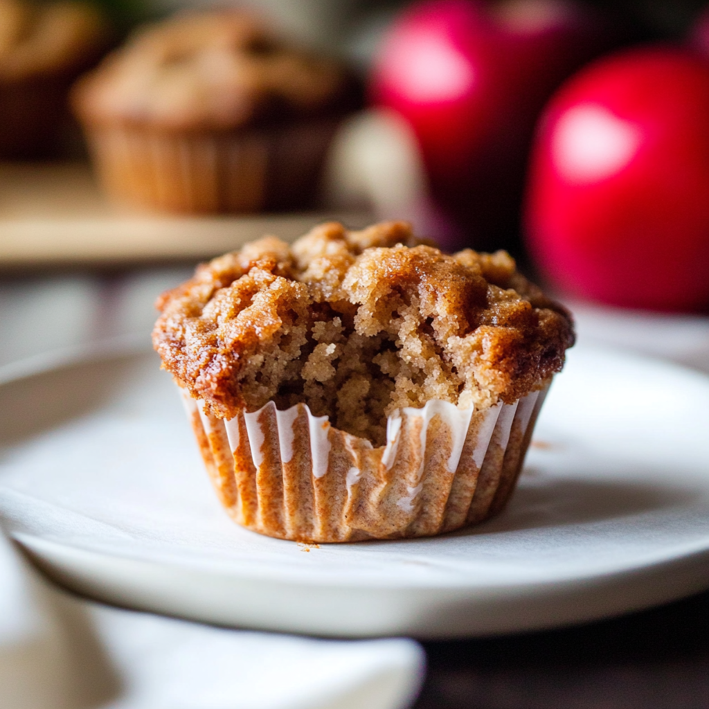 Recipe preparation for Apple Cinnamon Muffins