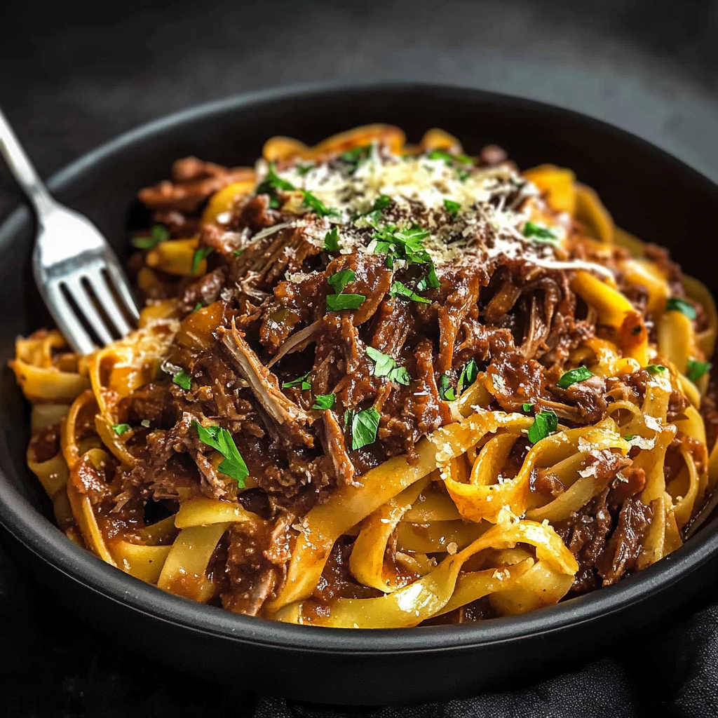 Recipe preparation for Short Rib Ragu