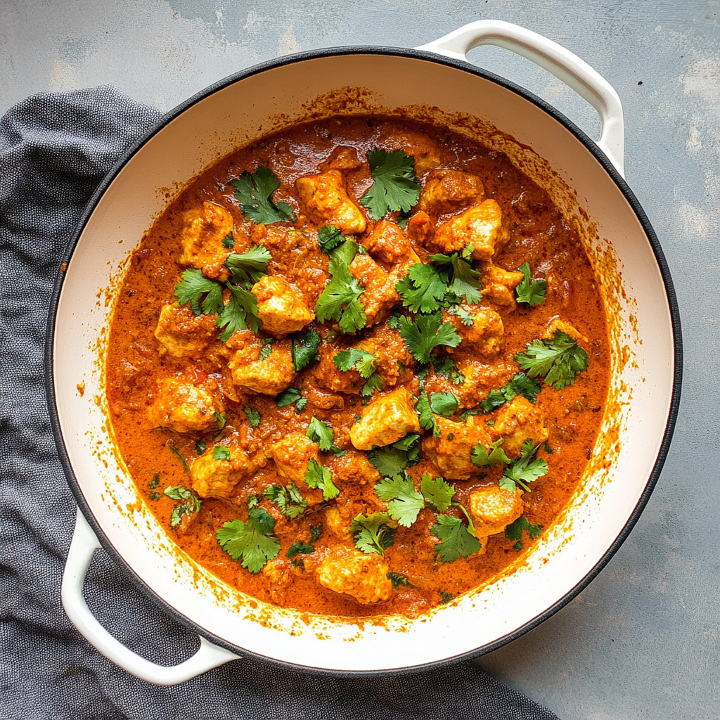 Recipe preparation for Chicken Tikka Masala