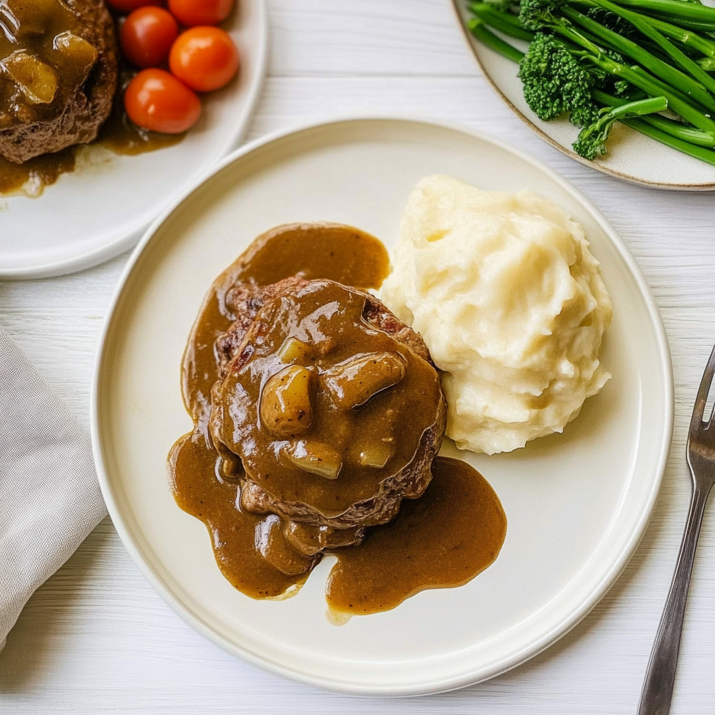 Recipe preparation for Salisbury Steak