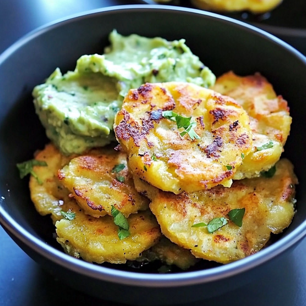 Recipe preparation for Air Fryer Tostones