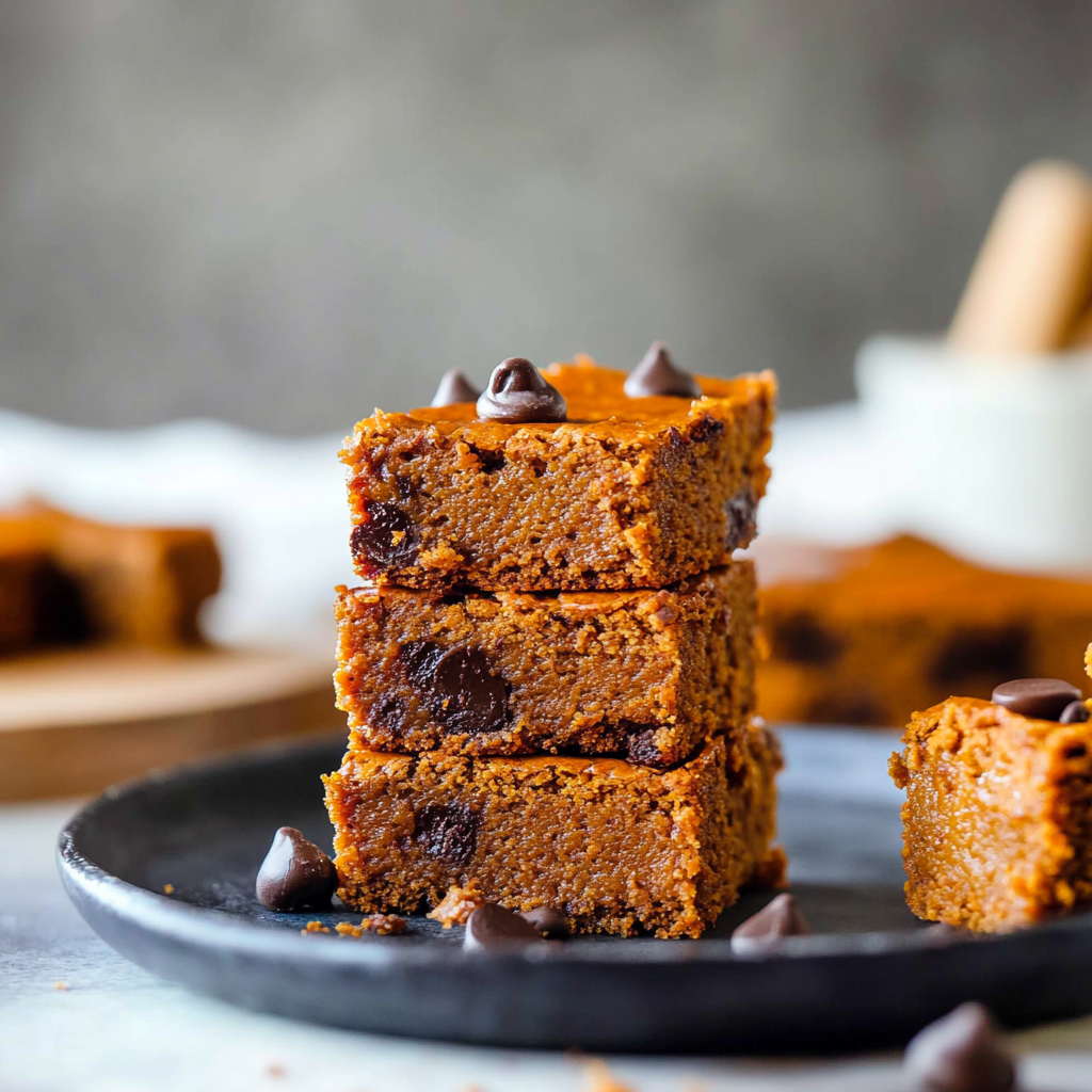 Recipe preparation for Healthy Pumpkin Bars