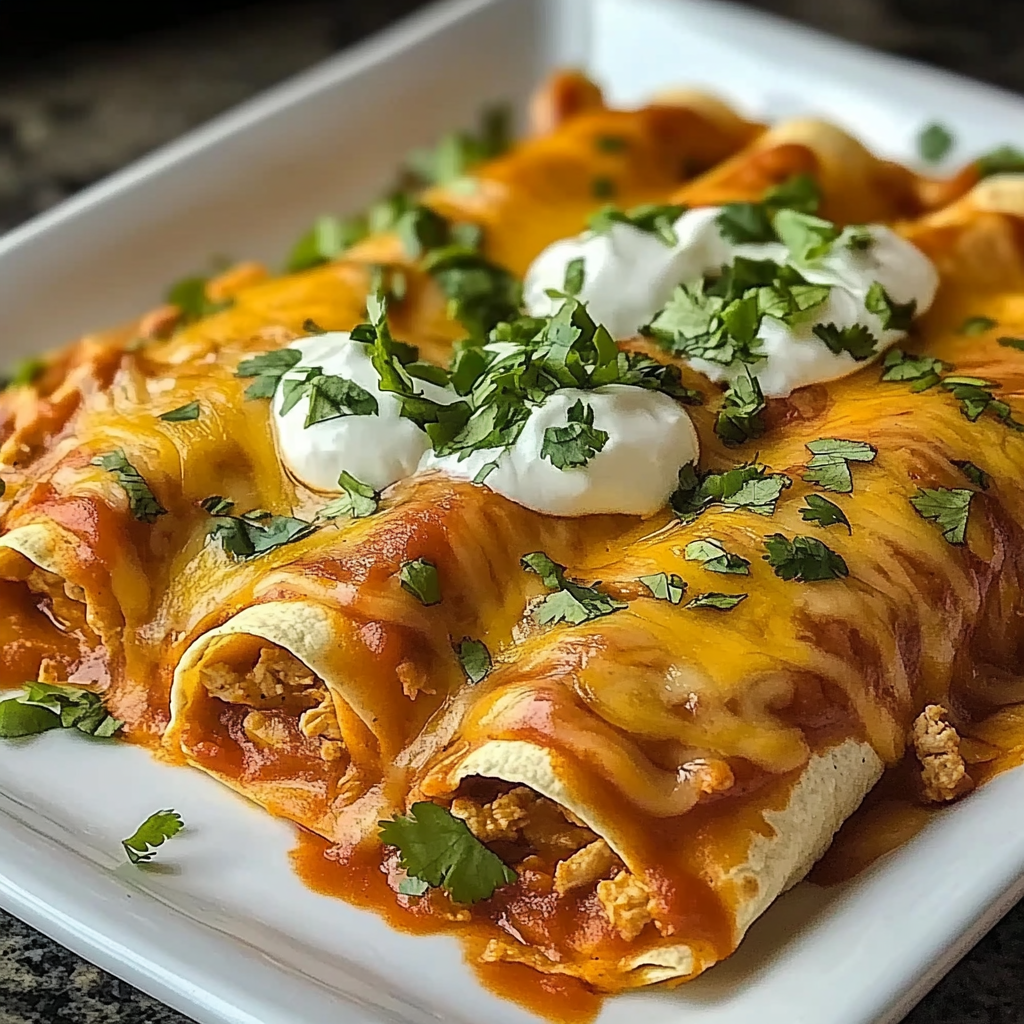Recipe preparation for Chicken Enchilada Skillet