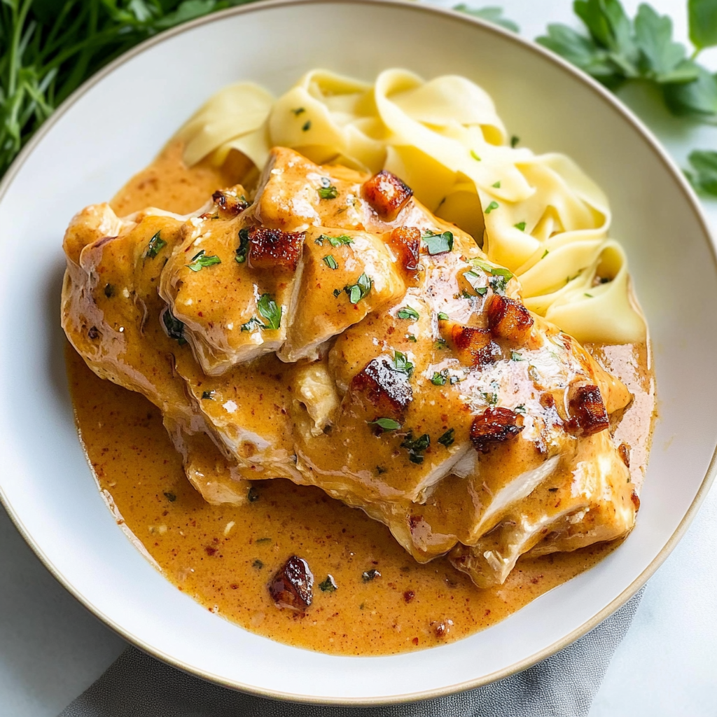 Recipe preparation for Marry Me Chicken