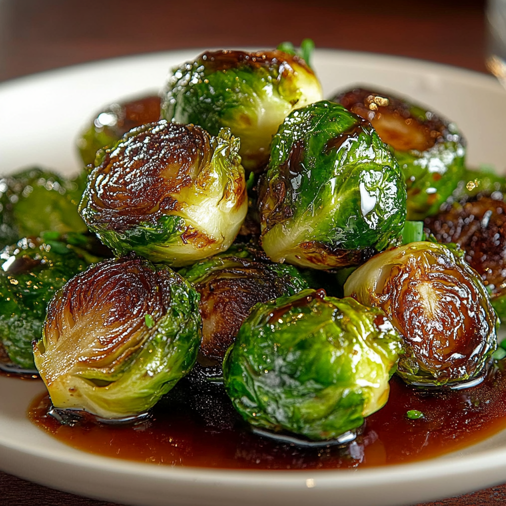 Recipe preparation for Sweet & Sour Brussels Sprouts