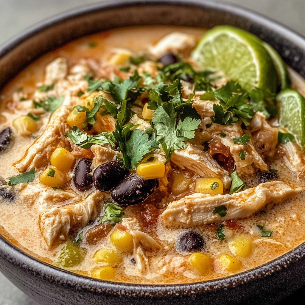 Recipe preparation for White Chicken Chili Cream Cheese