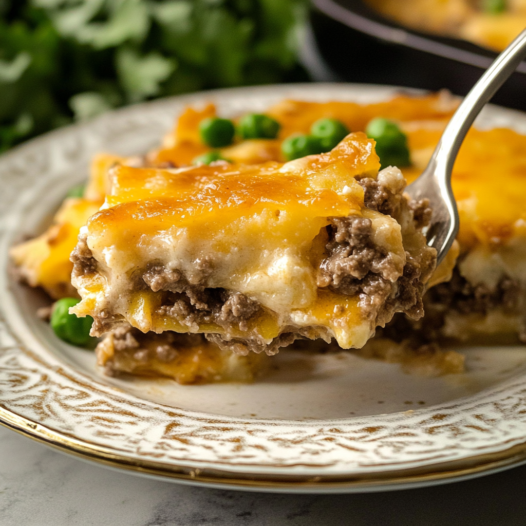 Recipe preparation for Hobo Casserole Ground Beef