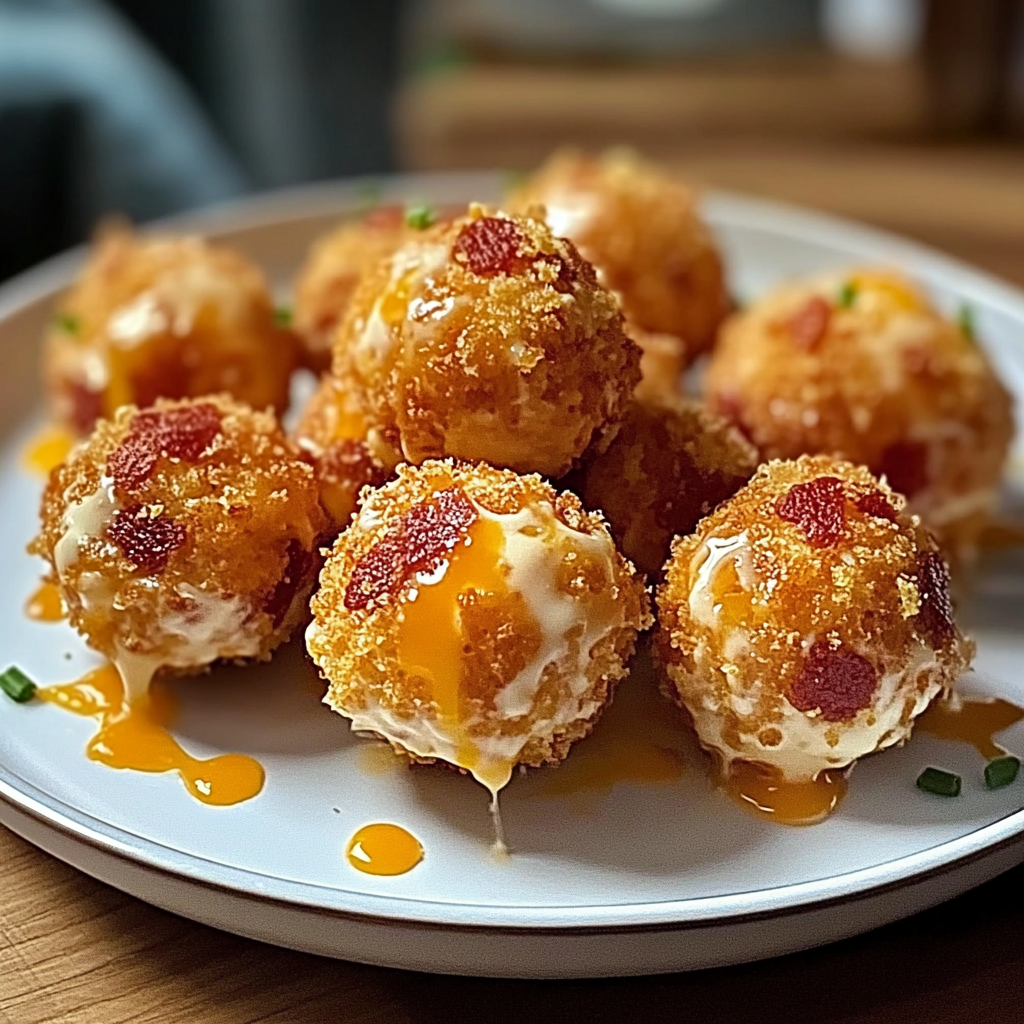 Recipe preparation for Cheese Ball Bites