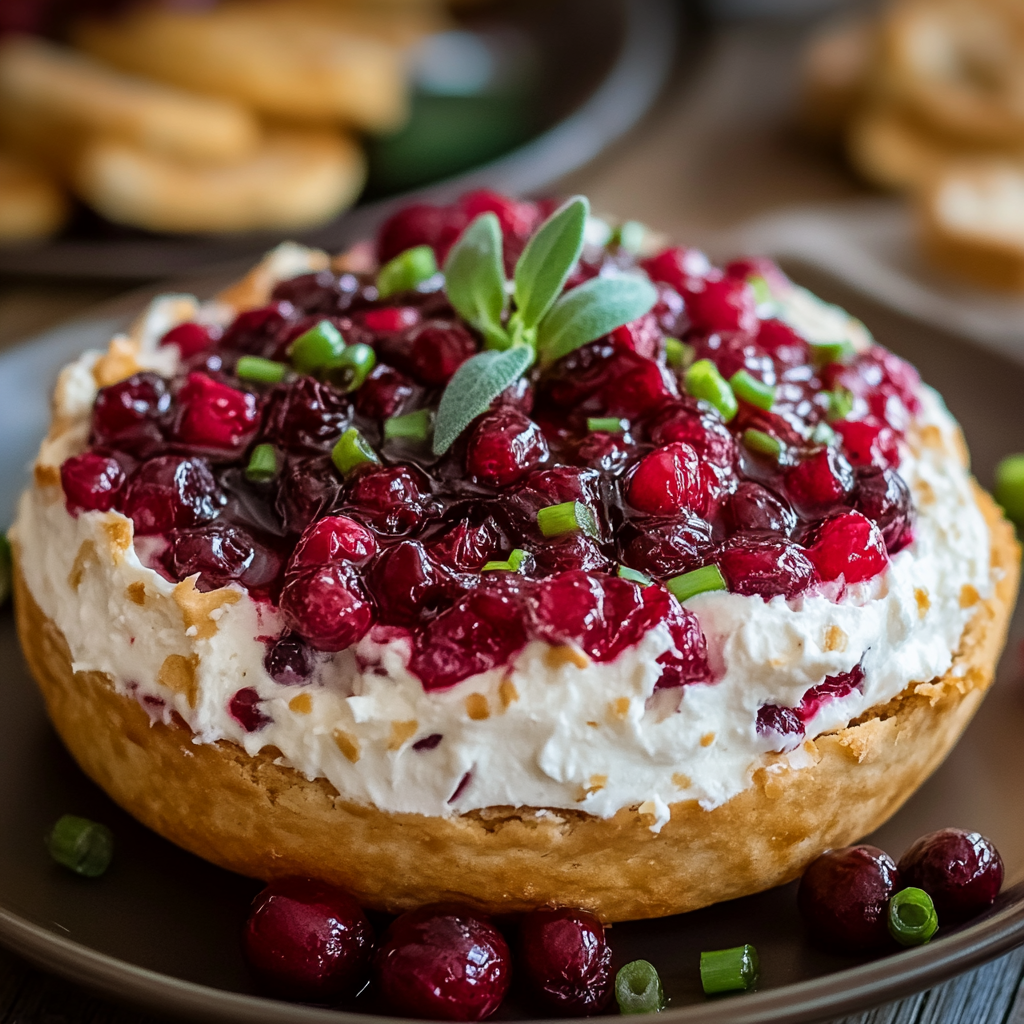 Recipe preparation for cranberry jalapeno cream cheese dip